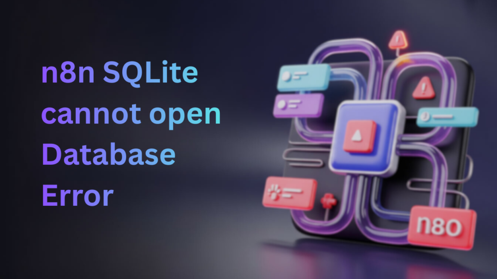 n8n SQLite cannot Open Database