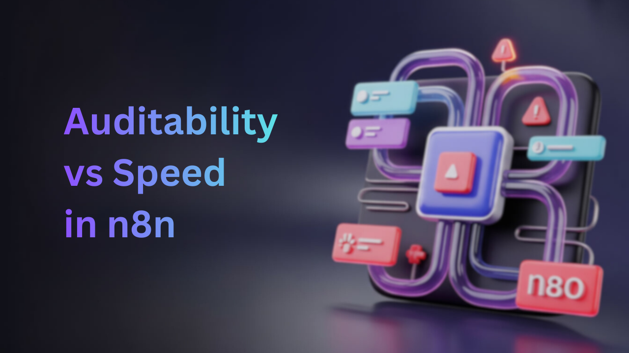 Step by Step Guide to solve auditability vs speed in n8n